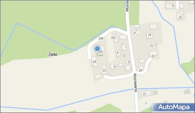 Rusocice, Leśny Zakątek, 17, mapa Rusocice