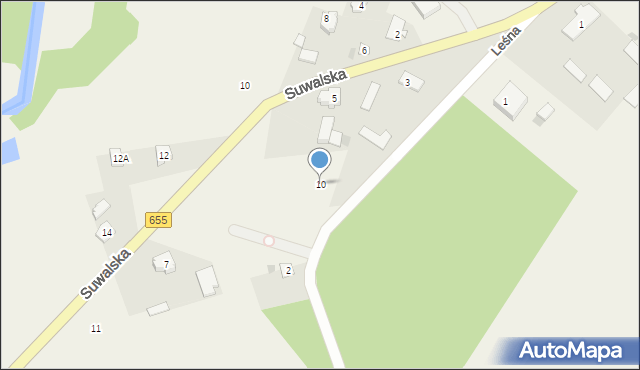 Rutka-Tartak, Leśna, 10, mapa Rutka-Tartak