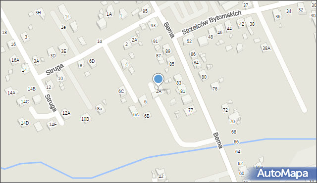 Rydułtowy, Lelewela Joachima, 2A, mapa Rydułtowy