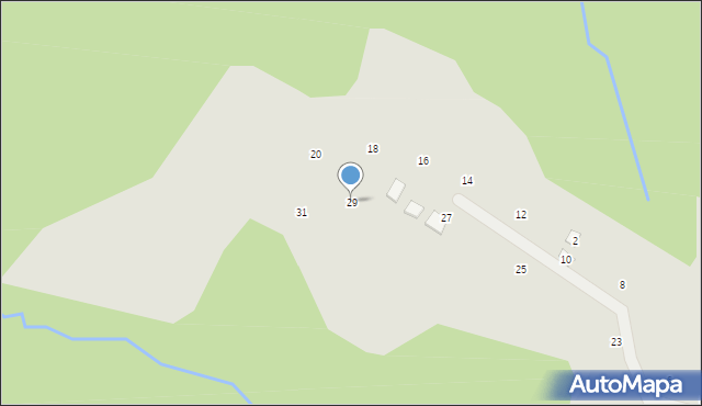 Ryglice, Leśna, 29, mapa Ryglice