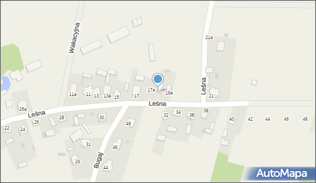 Rzerzęczyce, Leśna, 19, mapa Rzerzęczyce