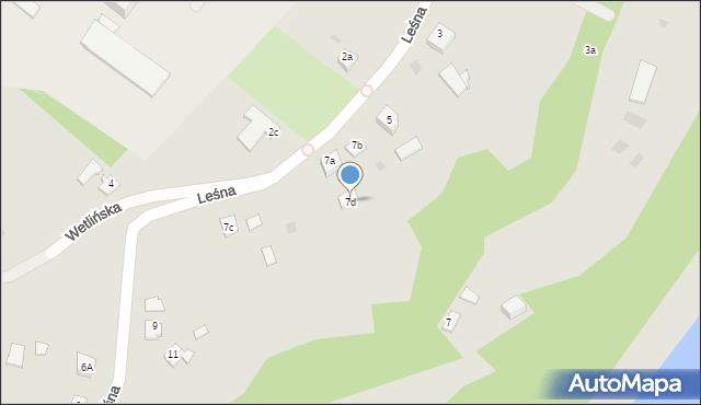 Rzeszów, Leśna, 7d, mapa Rzeszów