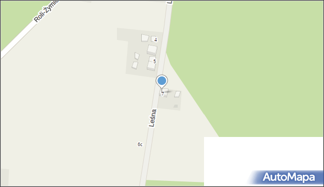 Sądów, Leśna, 7, mapa Sądów