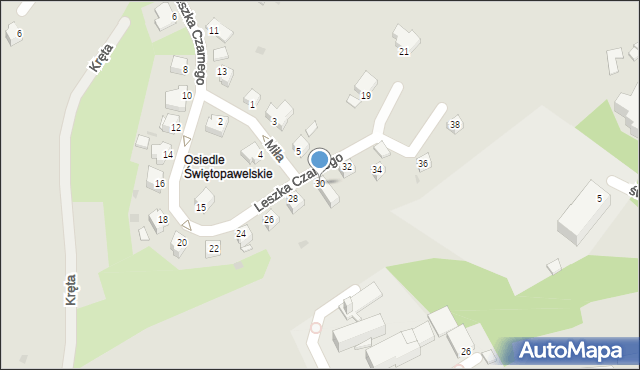 Sandomierz, Leszka Czarnego, 30, mapa Sandomierza