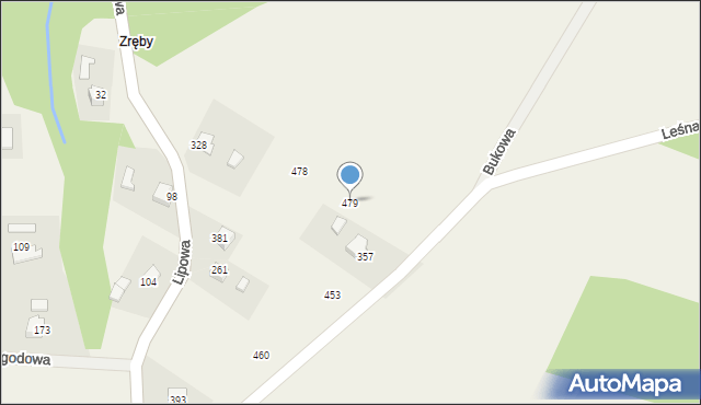 Sanka, Leśna, 17, mapa Sanka