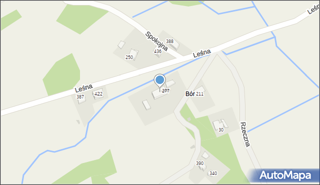 Sanka, Leśna, 52, mapa Sanka