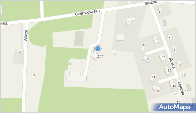 Sąsieczno, Leśna, 2, mapa Sąsieczno