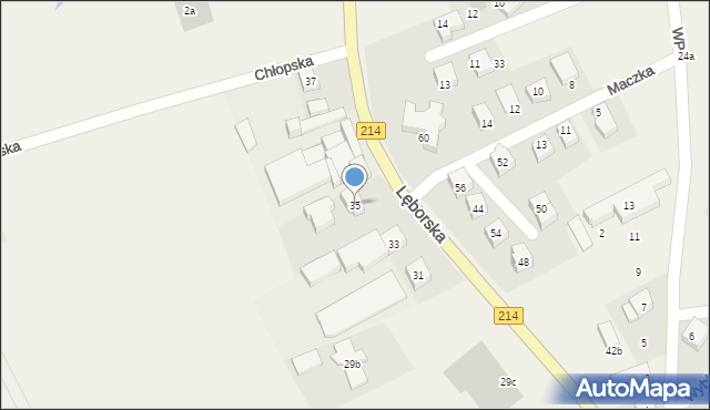 Sierakowice, Lęborska, 35, mapa Sierakowice