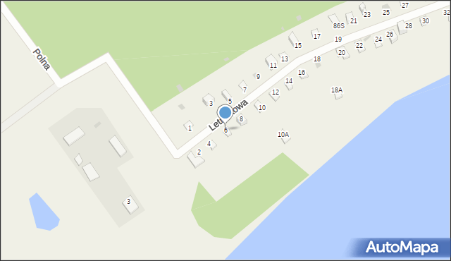 Siła, Letniskowa, 6, mapa Siła