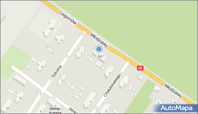 Skarżysko-Kamienna, Legionów, 130, mapa Skarżysko-Kamienna
