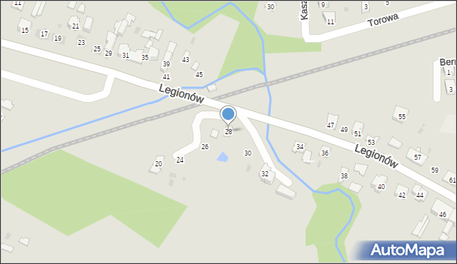 Skarżysko-Kamienna, Legionów, 28, mapa Skarżysko-Kamienna