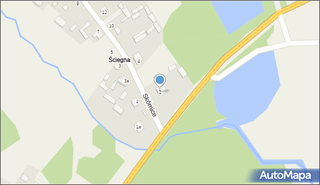 Skórnice, Leśna, 2, mapa Skórnice