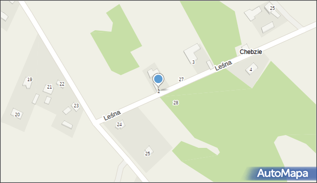 Skrzelczyce, Leśna, 2, mapa Skrzelczyce