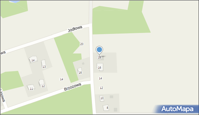 Skulsk, Leśna, 18, mapa Skulsk
