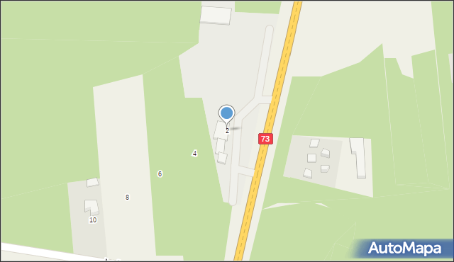 Śladków Mały, Leśna, 2, mapa Śladków Mały