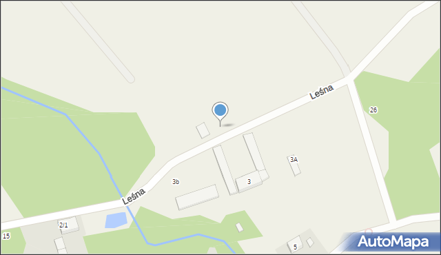 Sławoborze, Leśna, 3g, mapa Sławoborze