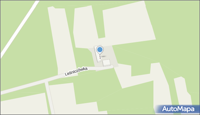 Smołdzino, Leśniczówka, 1, mapa Smołdzino