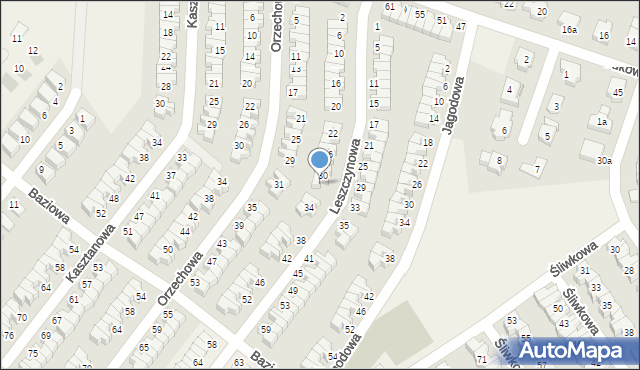 Smolec, Leszczynowa, 32, mapa Smolec