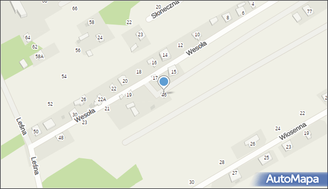 Sobolew, Leśna, 46, mapa Sobolew