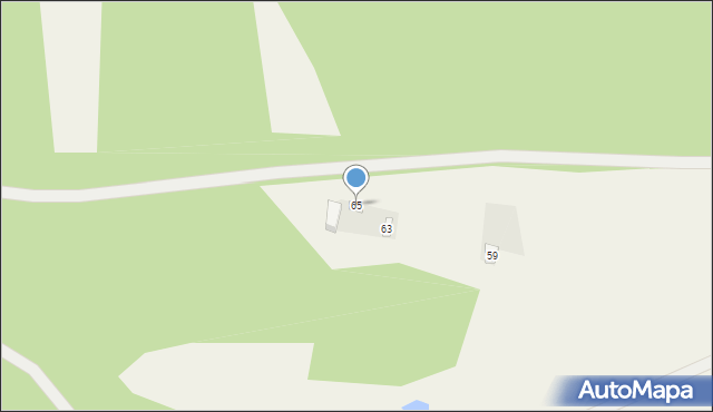 Sobolew, Leśna, 65, mapa Sobolew