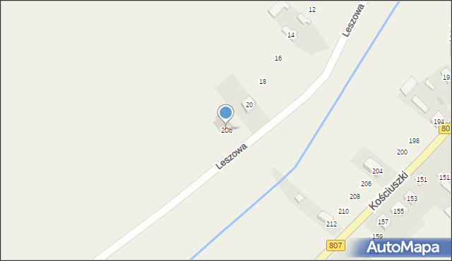 Sobolew, Leszowa, 20b, mapa Sobolew