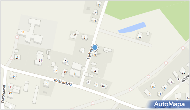 Sobowidz, Leśna, 6, mapa Sobowidz