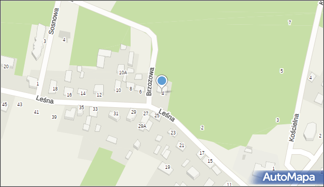 Sochonie, Leśna, 4, mapa Sochonie