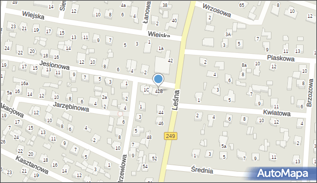 Solec Kujawski, Leśna, 42B, mapa Solec Kujawski