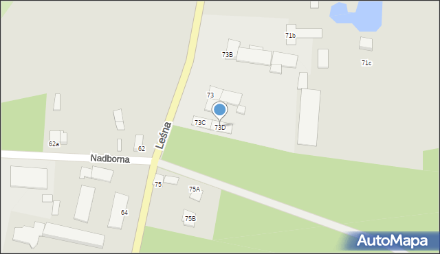 Solec Kujawski, Leśna, 73D, mapa Solec Kujawski