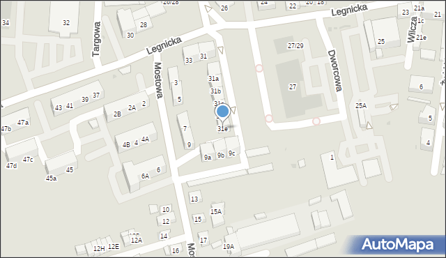Środa Śląska, Legnicka, 31e, mapa Środa Śląska