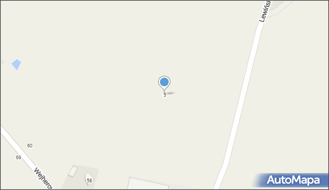 Staniszewo, Lewińska, 3, mapa Staniszewo