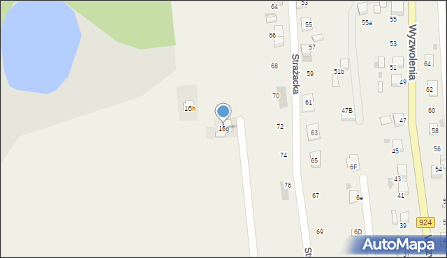 Stanowice, Leszczyńska, 16g, mapa Stanowice