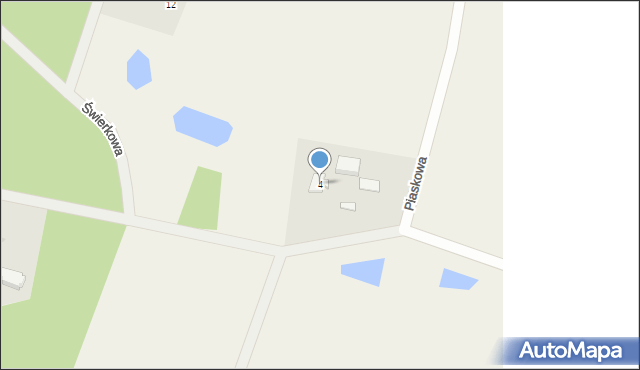 Stara Kiszewa, Leśna, 4, mapa Stara Kiszewa
