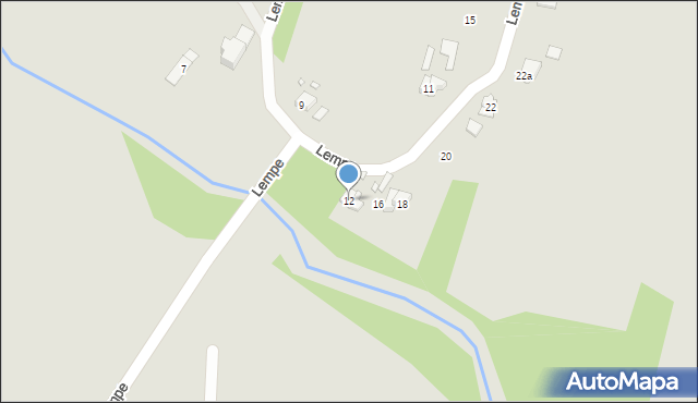 Starachowice, Lempe Fryderyka, 12, mapa Starachowic