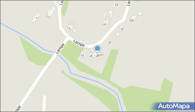 Starachowice, Lempe Fryderyka, 18, mapa Starachowic