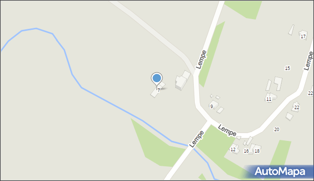 Starachowice, Lempe Fryderyka, 7, mapa Starachowic