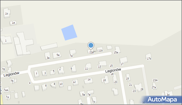 Starogard Gdański, Legionów, 11a, mapa Starogard Gdański