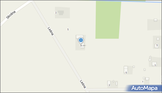 Stefanówka, Leśna, 7, mapa Stefanówka