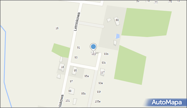 Stefanowo, Letniskowa, 111, mapa Stefanowo