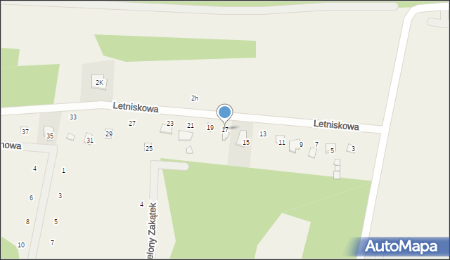 Stefanowo, Letniskowa, 17, mapa Stefanowo