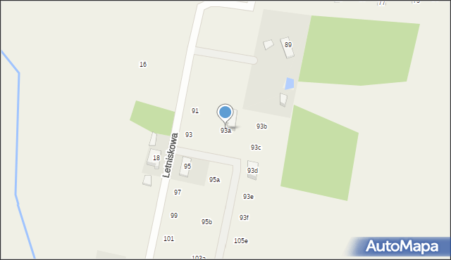 Stefanowo, Letniskowa, 93a, mapa Stefanowo