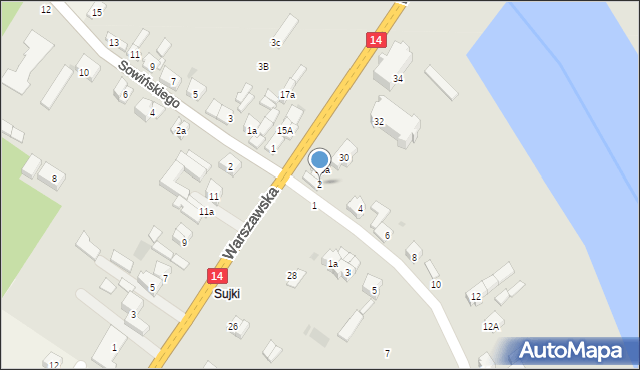 Stryków, Legionów, 2, mapa Stryków
