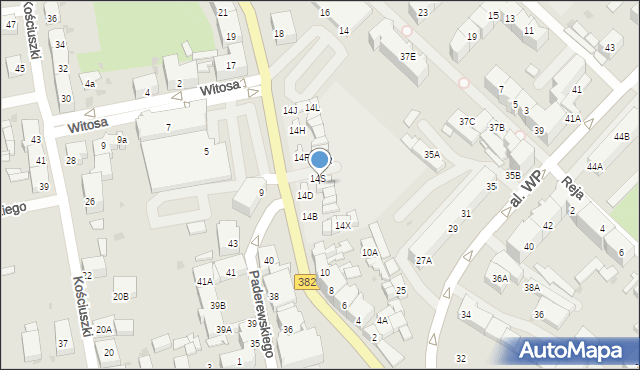 Strzegom, Legnicka, 14T, mapa Strzegom