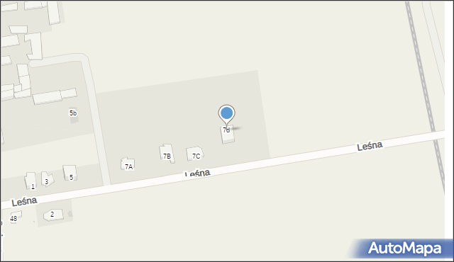 Suchożebry, Leśna, 7d, mapa Suchożebry