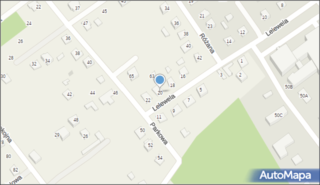 Sulbiny, Lelewela, 20, mapa Sulbiny