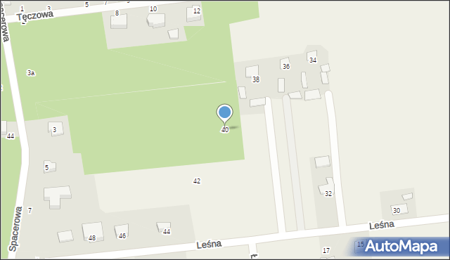 Sulbiny, Leśna, 40, mapa Sulbiny