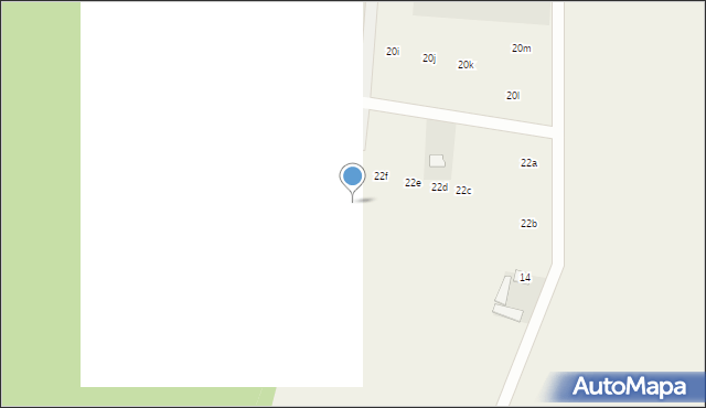 Sulejów, Leśna, 22, mapa Sulejów