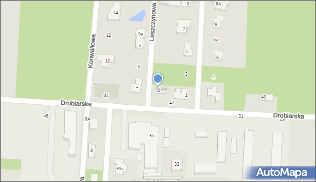 Sulejówek, Leszczynowa, 2, mapa Sulejówek