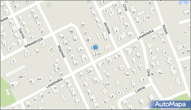 Supraśl, Lewitówka, 2, mapa Supraśl