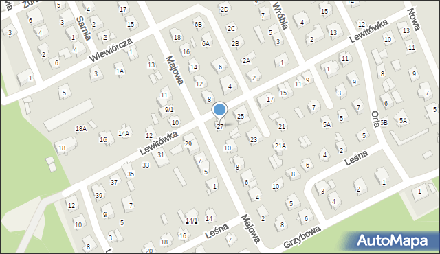 Supraśl, Lewitówka, 27, mapa Supraśl